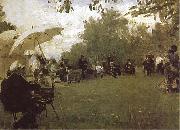 Ilya Repin At the Academy-s House in the Country France oil painting artist